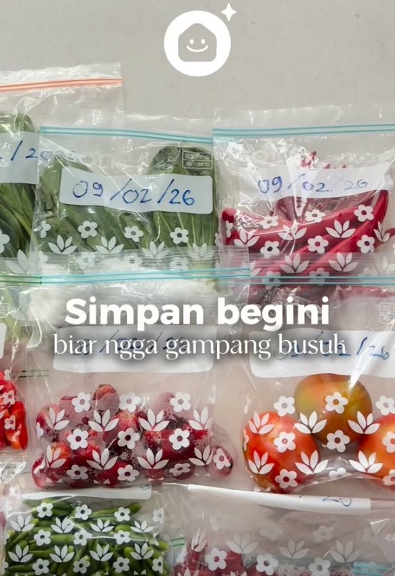 Simpan begini biar ngga gampang busuk