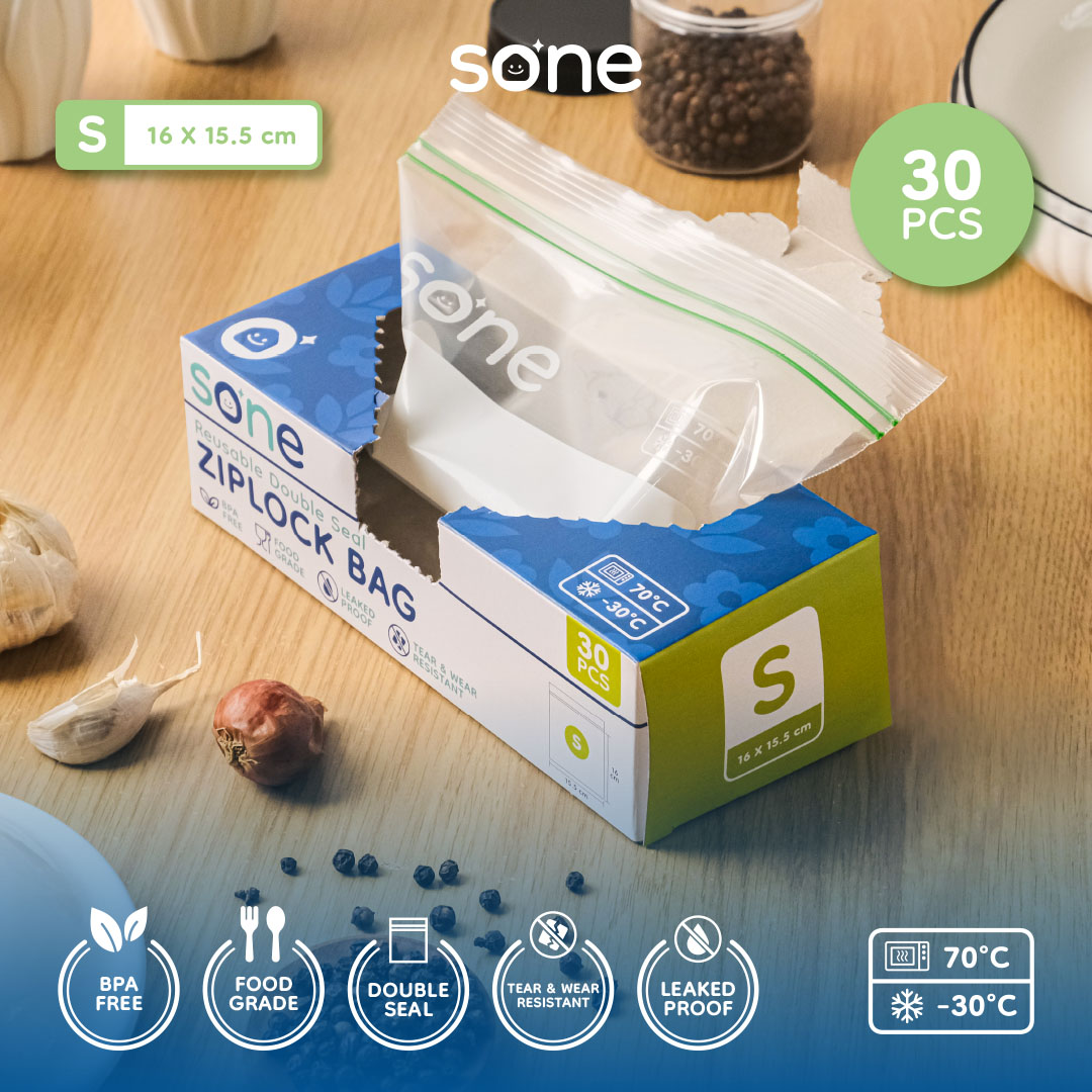 Sone Double Seal Ziplock Bag 1 of 3